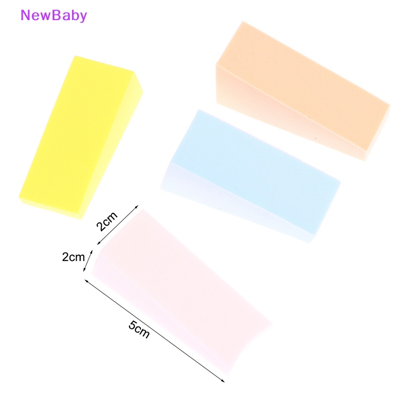 Newbaby 50Pcs Puff Spons Makeup Segitiga Super Soft Beauty Blender Puff Kosmetik ID