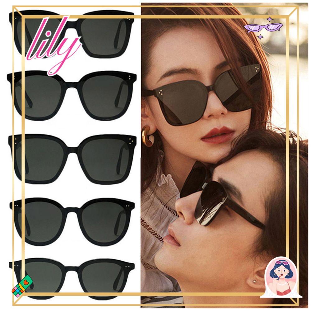 Lily Kacamata Hitam Polarized Fashion Pantai Untuk Mengemudi Belanja Bintang Dengan Perlindungan UV400 Yang Sama