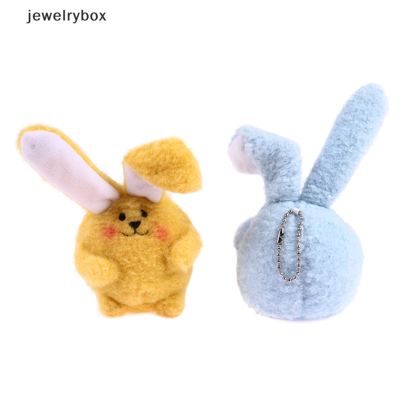 [jewelrybox] Telinga Panjang Kelinci Boneka Plush Gantungan Kunci Liontin Tahun Kelinci2023 Butik Mainan