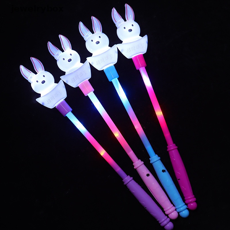 [jewelrybox] Kartun Kelinci Peri Tongkat Lampu LED Stik Glitter Glow Stick Mainan Pesta Anak Butik