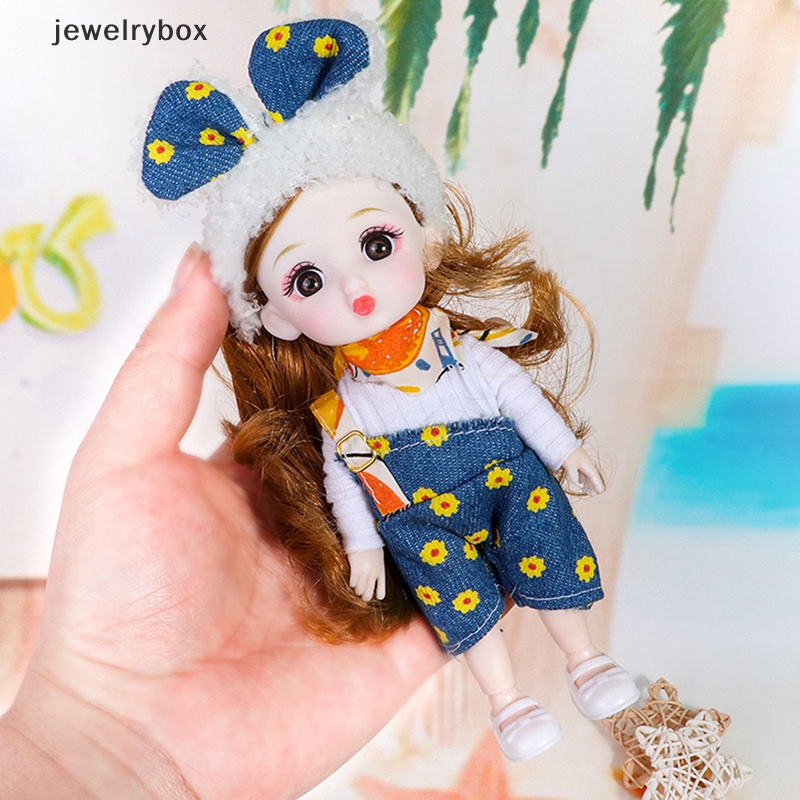 [jewelrybox] Boneka Princess 16cm Lucu Dengan Pakaian bjd Boneka ob11 Boneka Mainan Untuk Anak Perempuan DIY Hadiah Butik