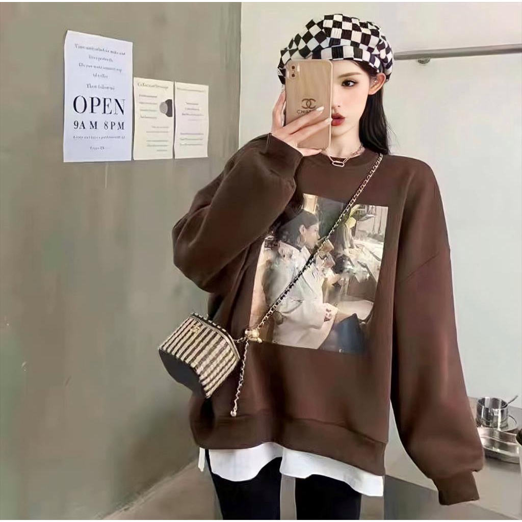 SWEATER FASHION KOREA STYLE BAHAN PREMIUM BANGKOK BKK,3560