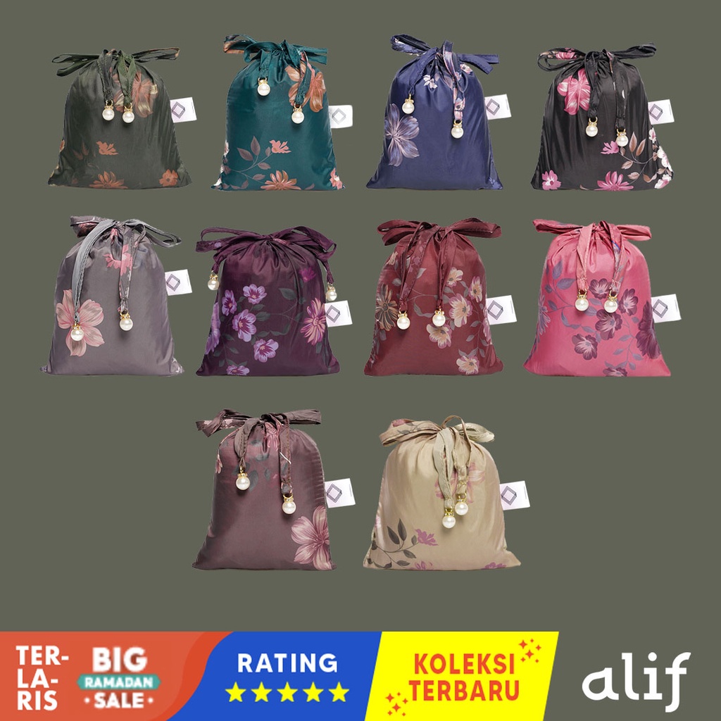 ALIF PETUNIA COLLECTION MUKENA MINI MOTIF PARASUT PREMIUM KOREA TRAVEL