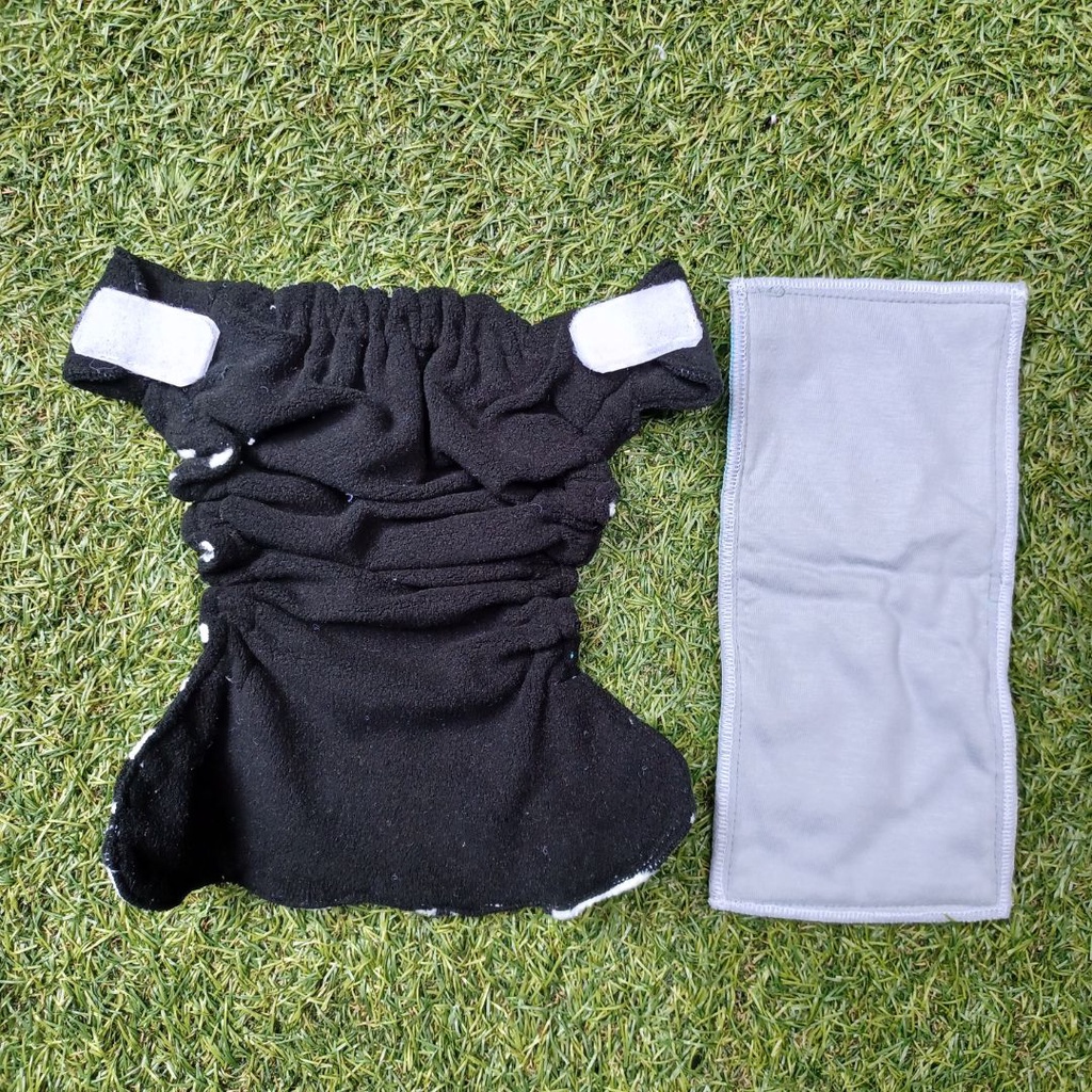 Sipopin Newborn Cover Popok Kain Clodi Bayi Baru Lahir Termasuk Insert Velcro dan Snap