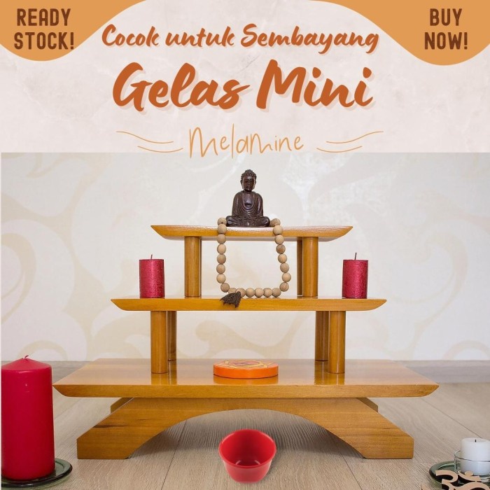 Gelas Sloky Melamine Gelas teh sembayang kue mangkok 2in teh pai