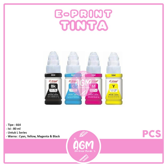 

E-PRINT - Bulk Ink 80ML L Series Magenta - Pcs