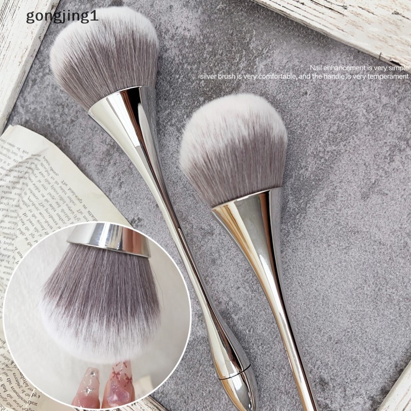 Ggg Sikat Pembersih Debu Kuku Kepala Besar Untuk Manicure Blush Powder Makeup Brushes ID