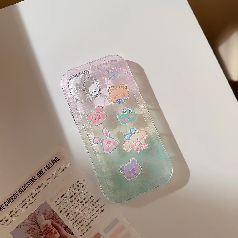 Cocok Untuk Iphone14 Pro Max iPhone Phone Case Airbag Protection Phone Case Kamera Tahan Guncangan Kompatibel Dengan Iphone13 13prm iPhone 11 7Plus 8Plus Xr XS 12 Pro Max 12mini 13mini Phone Case