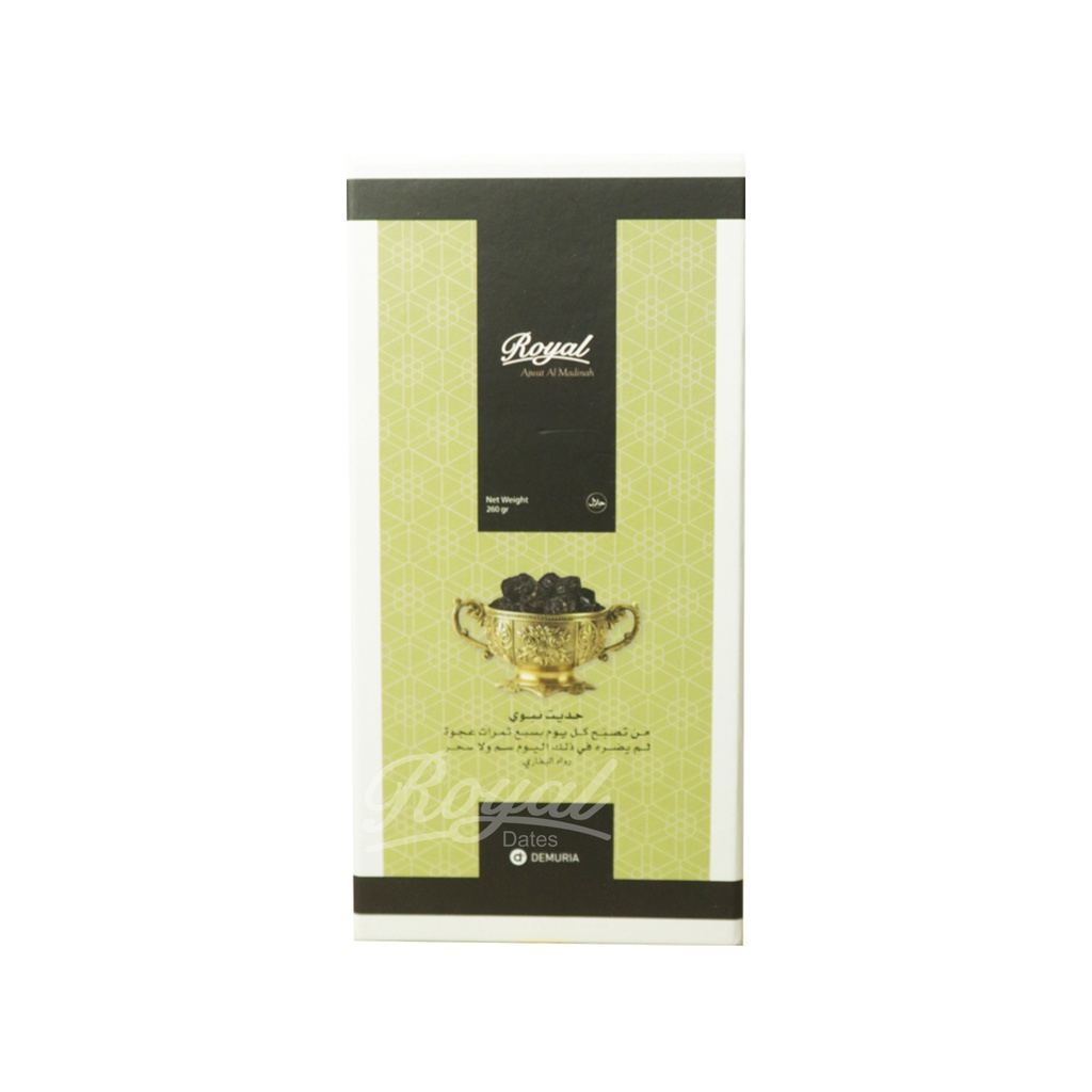 

KURMA AJWA ROYAL AL-MADINAH 260 GRAM