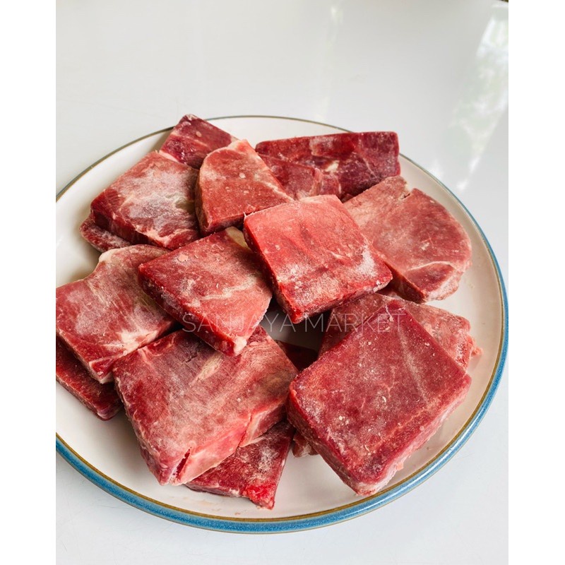 Daging Rendang Sapi Beef 500 gr Utuhan 1kg Ready Empuk Enak Bandung Halal