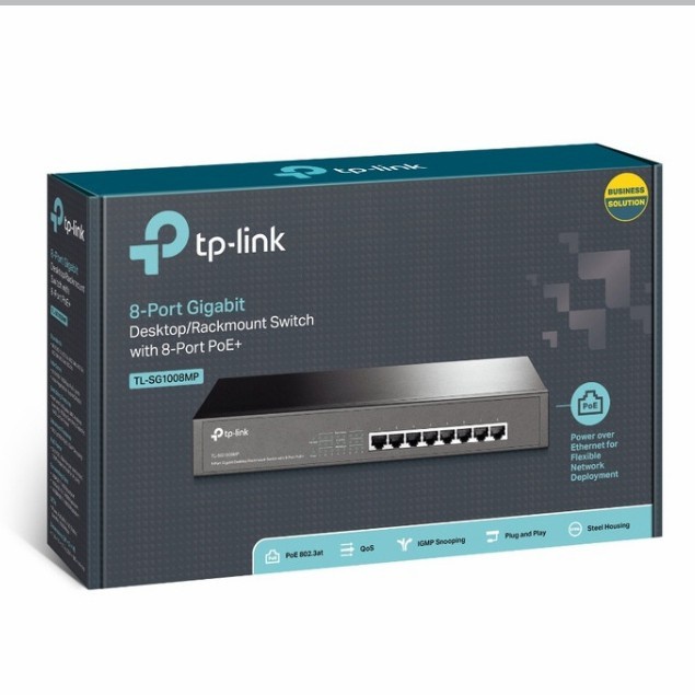 TL-SG1008MP 8Port Gigabit Desktop Switch vWith 8Port PoE+ N2