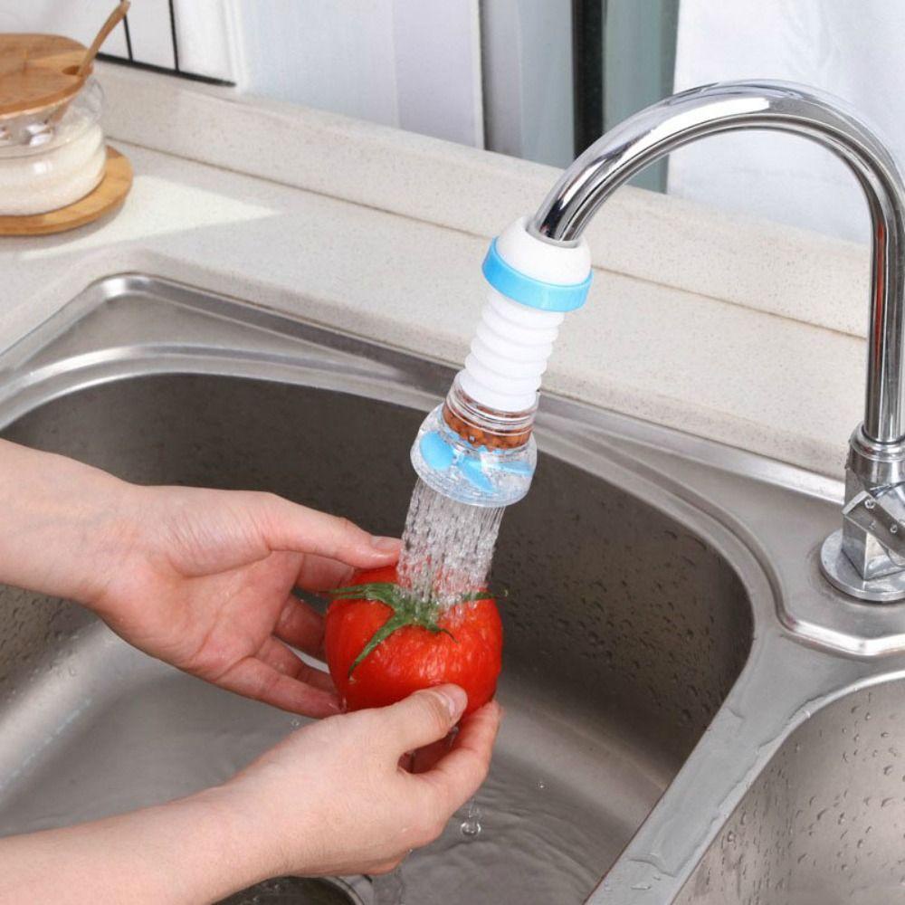 Lanfy Faucet Extender Rotatable Swivel Filter Pemurni Air Aksesori Kamar Mandi Rotary Faucet Nozzle Adapter