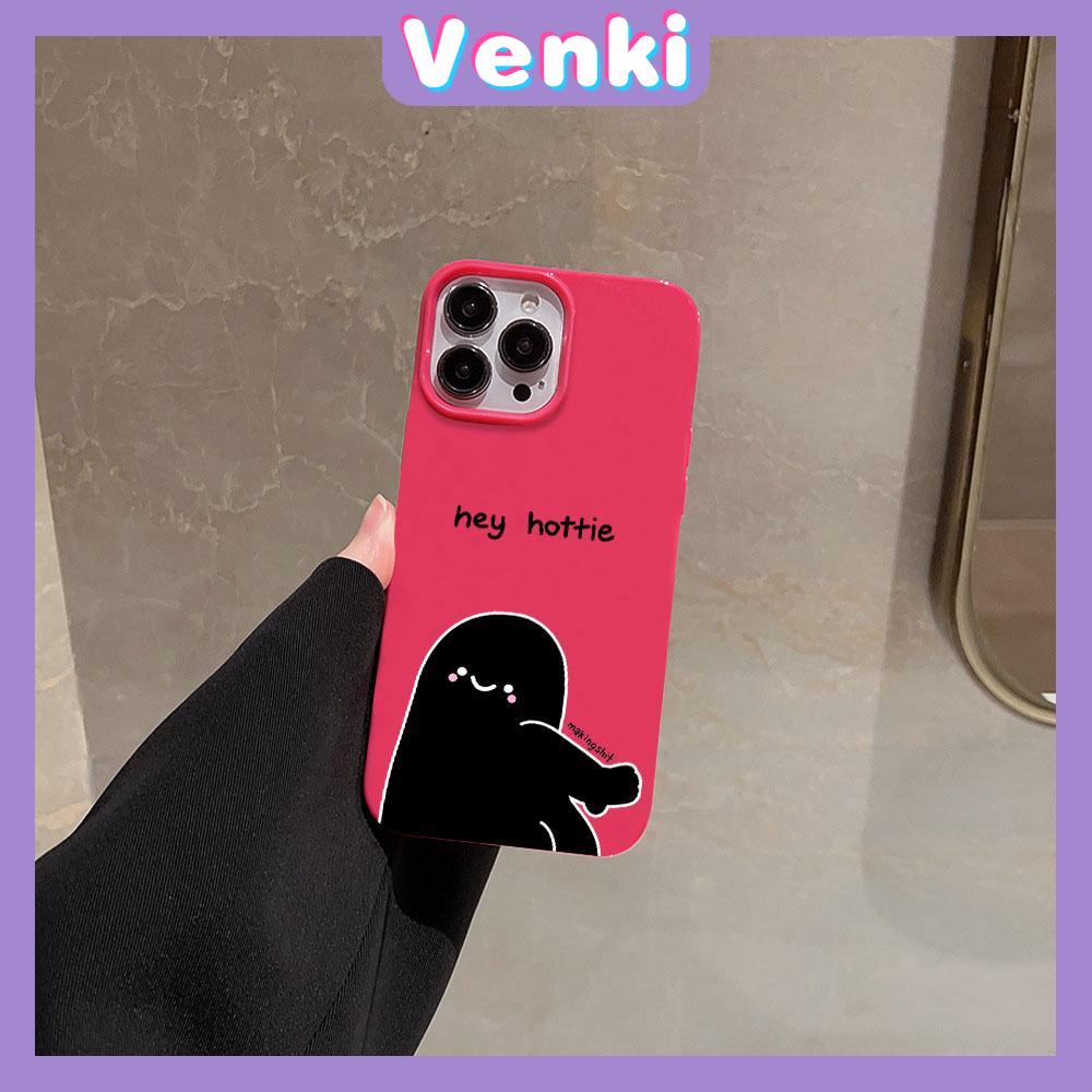 VENKI - For iPhone 11 iPhone Case Red Glossy TPU Soft Case Shockproof Protection Camera Cute Villain face Compatible with iPhone 14 13 Pro max 12 Pro Max xr xs max 7Plus 8Plus