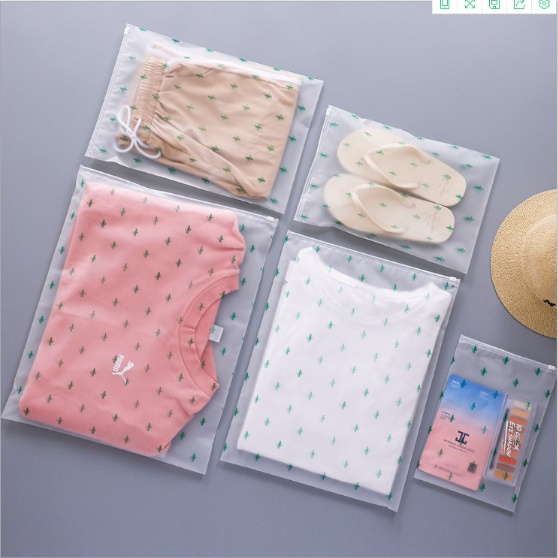 Zipper Lock Ziplock Bag Zipper Travel Pouch Travel Pouch Serbaguna Tahan Air Waterproof Plastik Sepatu Anti Air Ukuran Besar TEBAL
