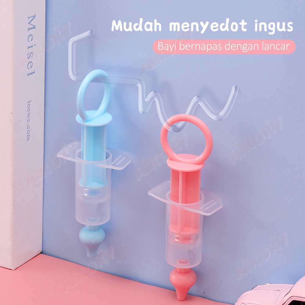 AIKOKY Alat Penyedot Sedot Ingus Bayi / Pembersih Hidung Bayi / Nose Cleaner / Nasal Aspirator Baby