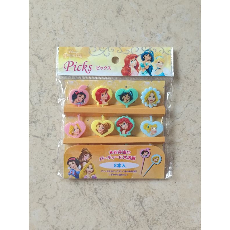 Tusukan Bento Food Fork Picks Princess Disney