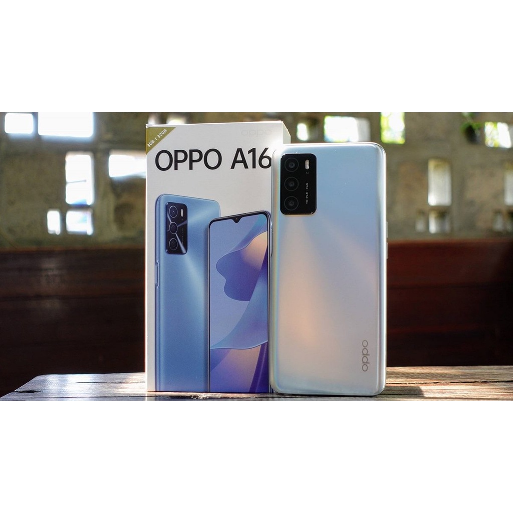 OPPO A16 32GB SMARTPHONE ORIGINAL RAM 3GB/32GB  - GARANSI RESMI