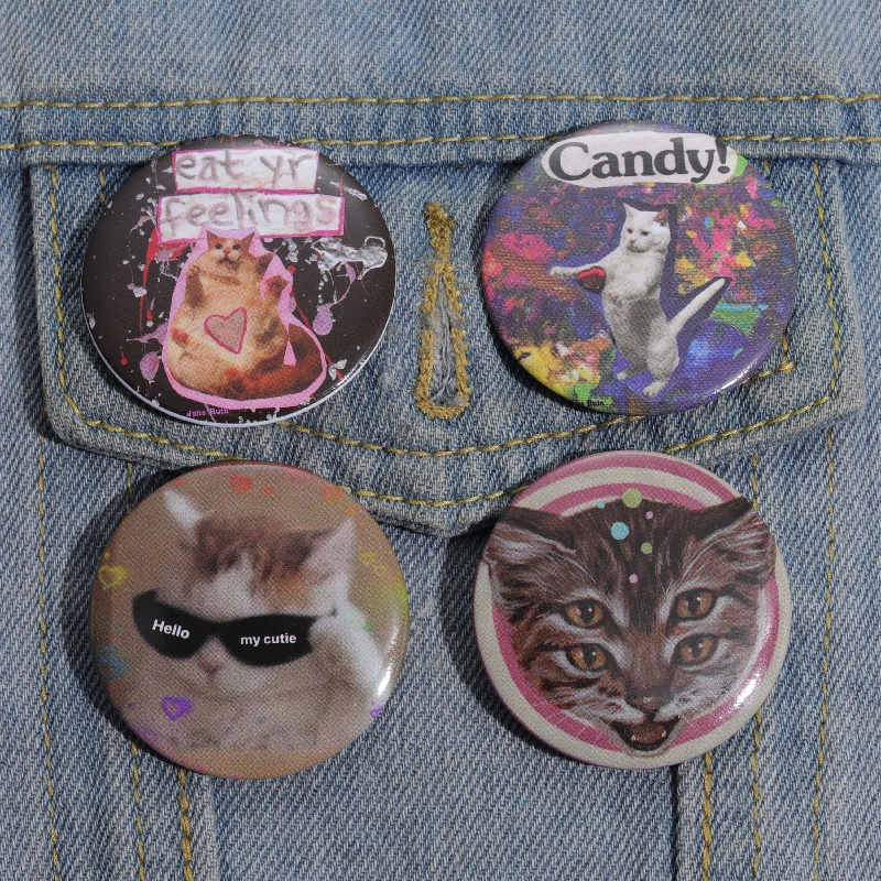 Warna-warni I Love My Dog Cat Tinplate Pin Lucu Getaran Lambat Turtle Puppy Bros Lencana Kerah Pin Kartun Hewan Lencana Feminist Perhiasan Hadiah Teman Anak