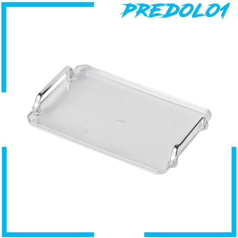 [Predolo1] Serving Tray Platter Nampan Dessert Buah Elegan Untuk Dessert Dresser Kamar Mandi