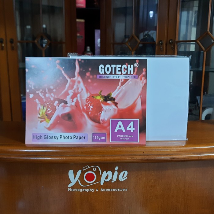 Gotech High Glossy Photo Paper 115 GSM Isi 100 Lembar