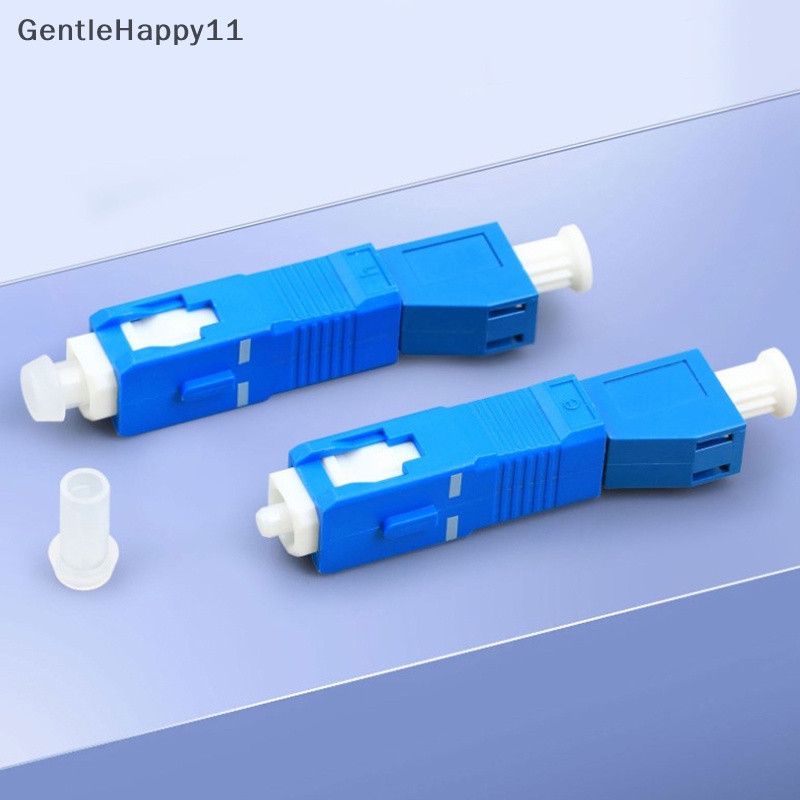 Gentlehappy SC Male To LC Female Single Mode Konverter Adapter Fiber Optik Hybrid id