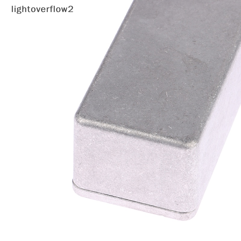 [lightoverflow2] 1pc Silver Aluminium Enclosure Case 1590A Kotak Proyek Elektronik Mini [ID]