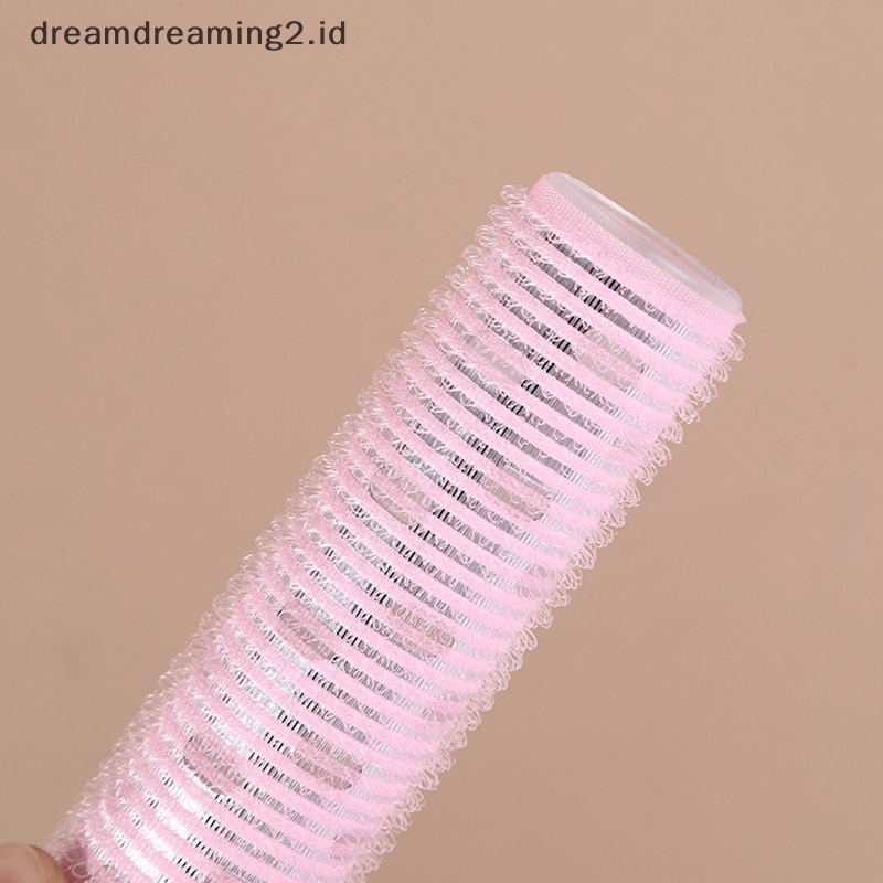 (drea) 4size Rol Rambut Hair Curlers Lazy Curler Hair Roller Dengan Lembaran Aluminium//