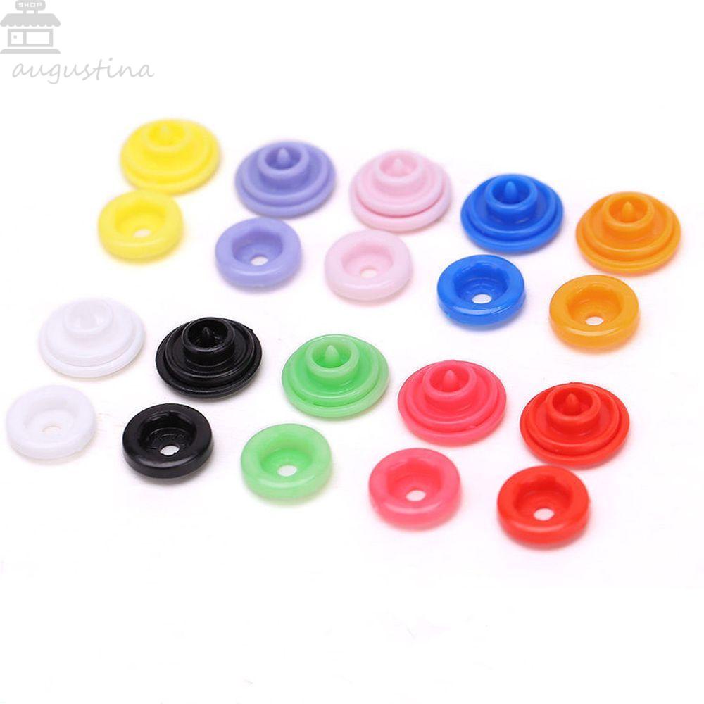 Agustina Snap Virtual Bagus Press New T5 50Pcs Set Pakaian Resin 12mm Popper