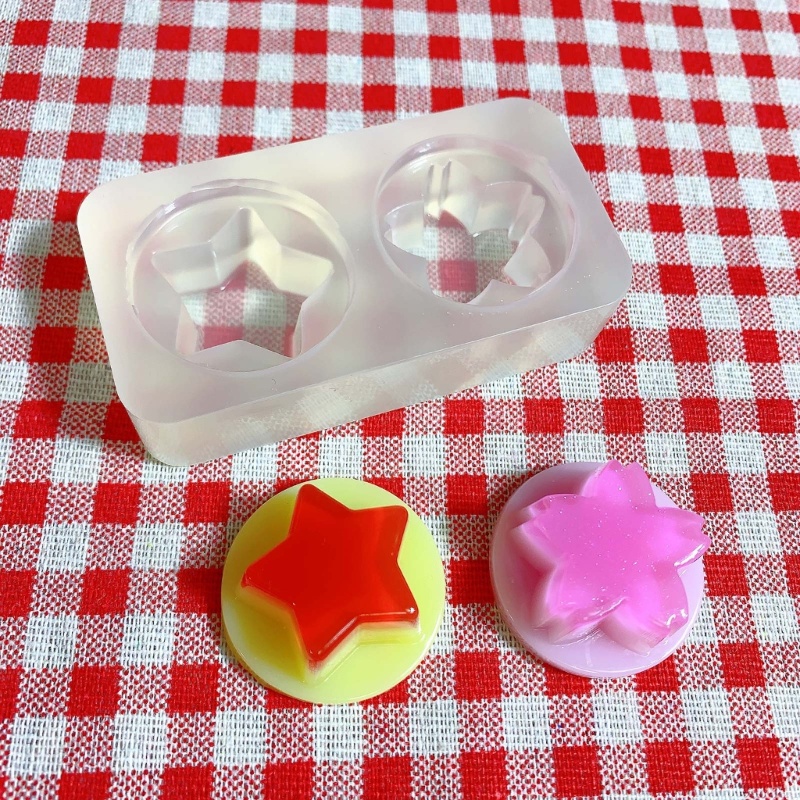 Siy Cetakan Resin Bunga Membuat Perhiasan Cetakan Silikon Liontin Cetakan Untuk Epoxy Casting Kerajinan Gantungan Kunci Resin Cetakan