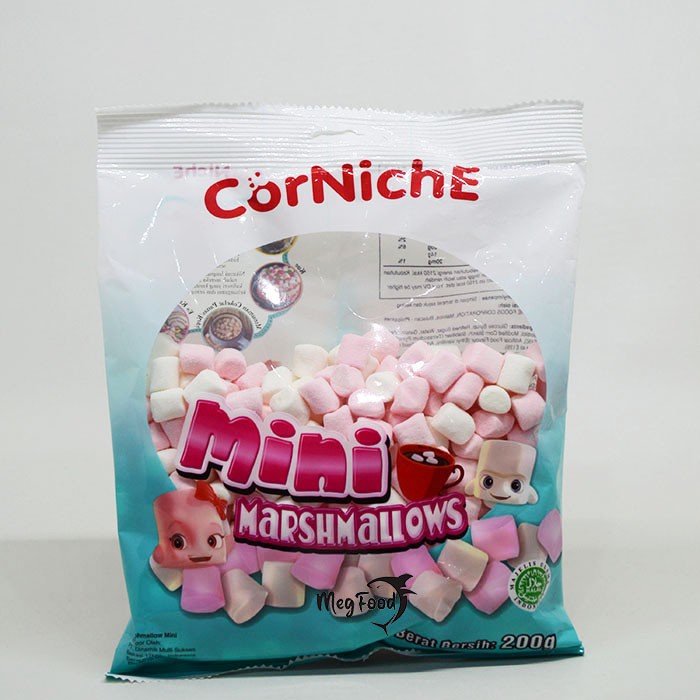 

Corniche Mini Marshmallow White Pink 200gr