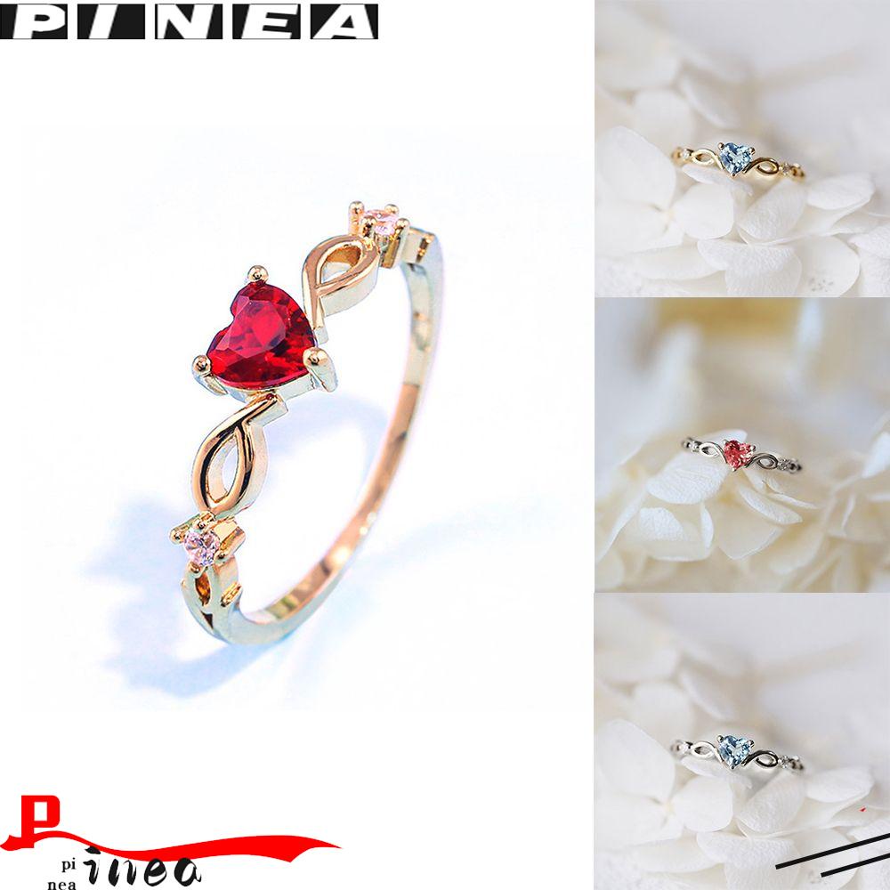 Cincin Hati Nanas Perhiasan Fashion Lucu Romantis Sederhana