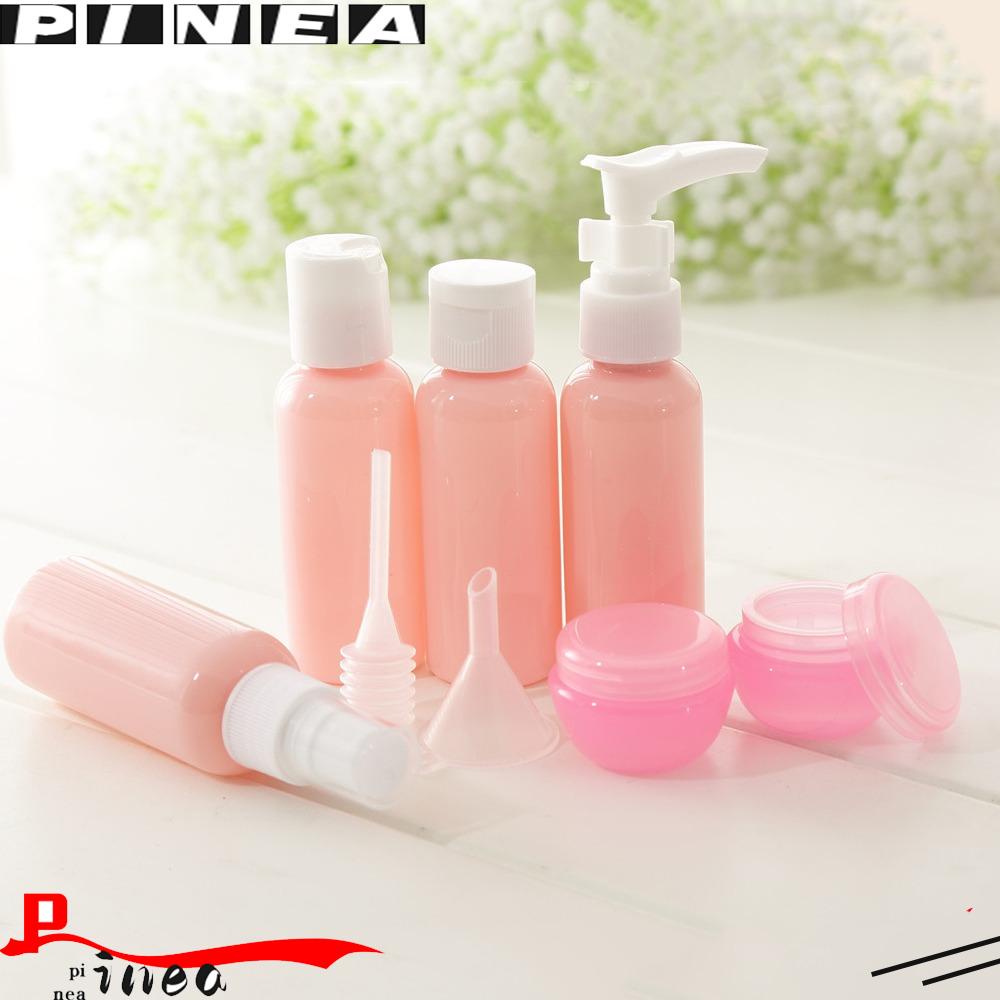 Botol Travel Nanas Set Reusable Kosmetik Sample Travel Supply Hand Luggage Pressing Spray Bottle