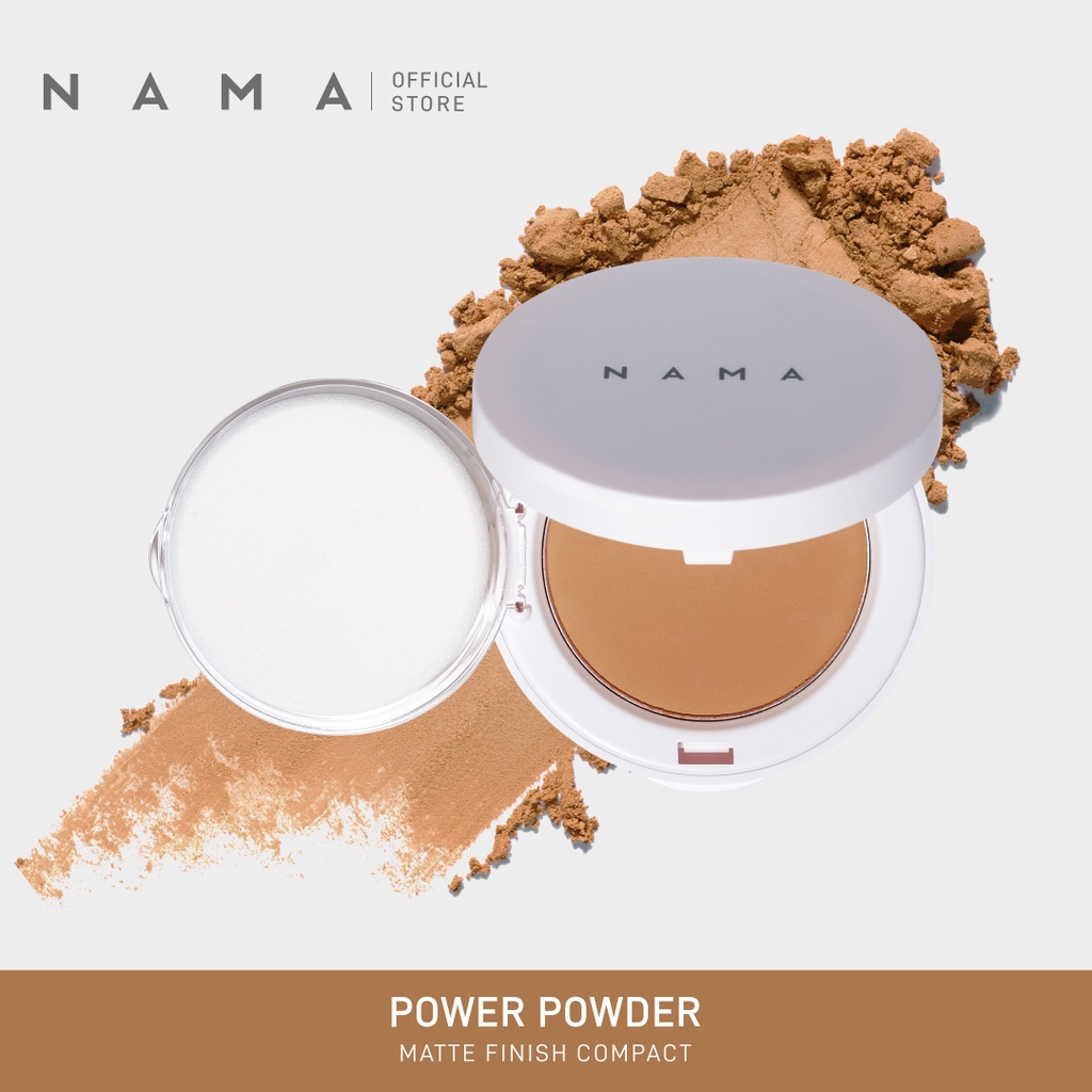 NAMA Power Powder Matte Finish Compact Powder [Emperor]