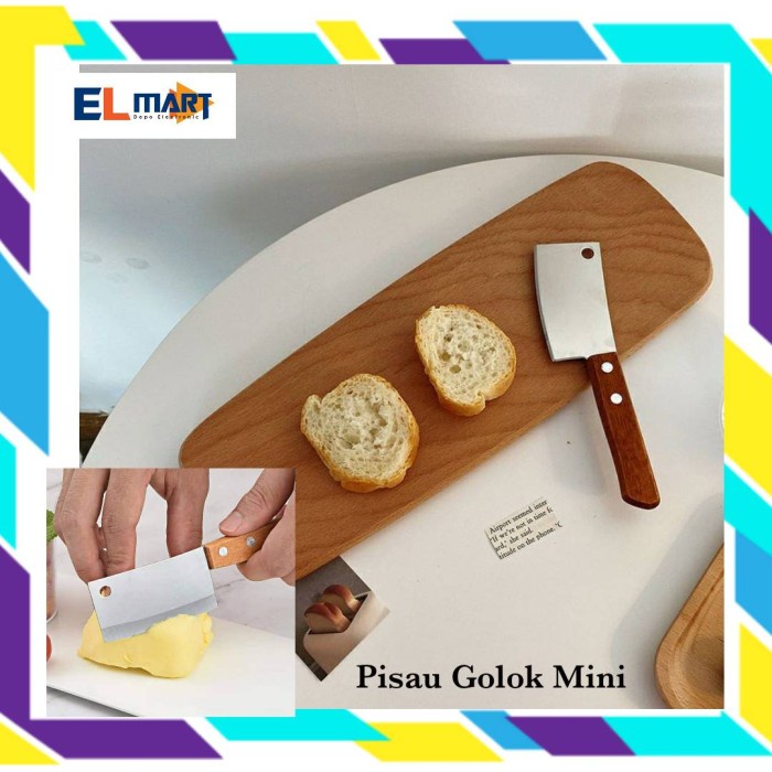 Pisau Golok Mini Nakami Tajam Telenan Mini PST07 Pisau Bawang Cabai