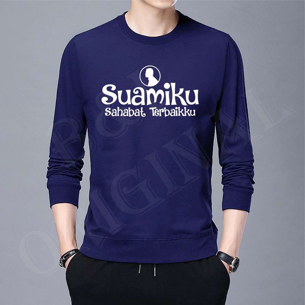 BISA BAYAR DITEMPAT/ BS/COD/BAJU KAOS PRIA SUAMIKU M-L-XL DISTRO//GOOD QUALITY