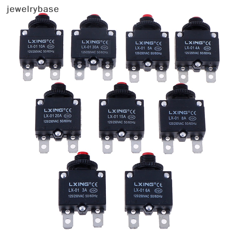 [jewelrybase] Pemutus Arus Overload Pelindung Saklar Fuse 3A 4A 5A 6A 8A 10A 15A 20A 30A Butik