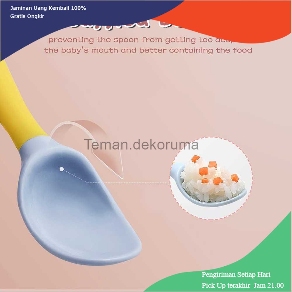 TD - ART LOPE Sendok Garpu Bayi Soft Flexible Spoon and Fork - LP712