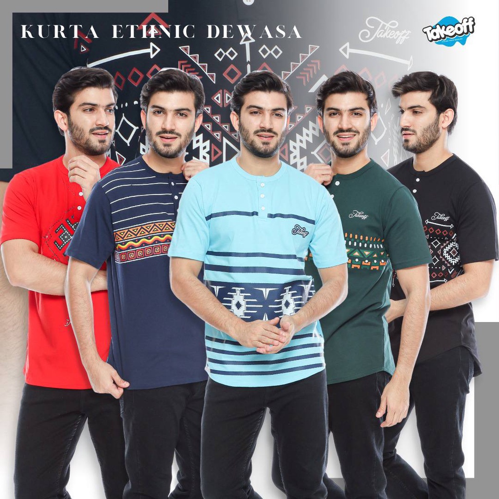 Kaos Dewasa kurta Ethnic dewasa by Take Off