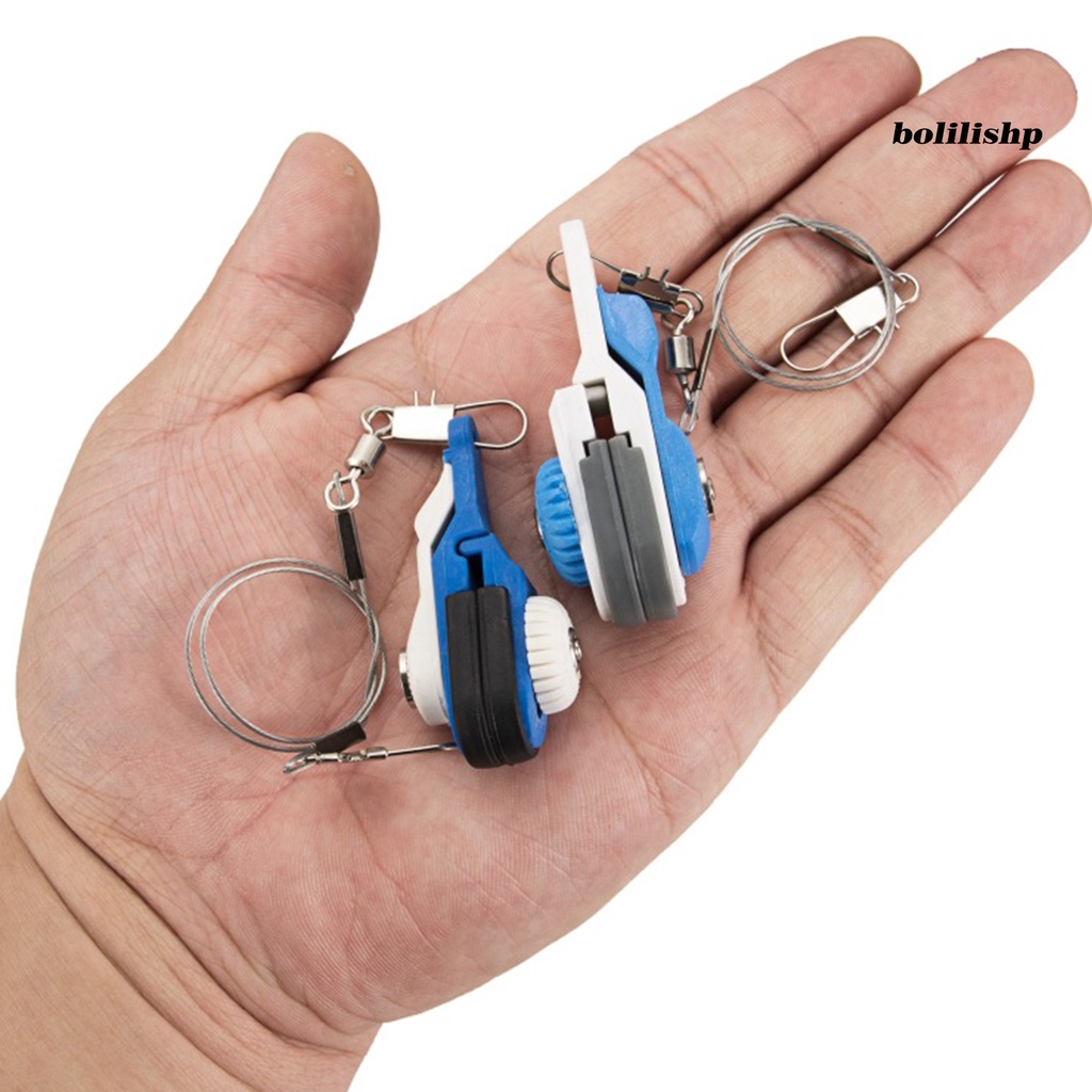 Bo-jepit Mancing Dapat Digunakan Kembali Mudah Dengan Cincin Gantung Adjustable Angling Nylon Heavy Tension Troli Memancing Klip Untuk Memancing Di Luar Ruangan