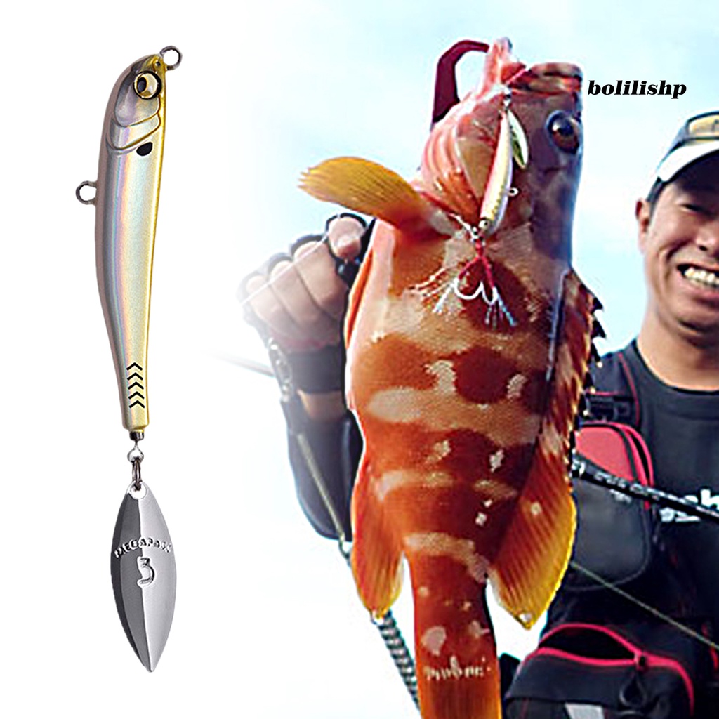 Bo-62mm 30g Tengger Umpan 3D Mata Pengerjaan Halus Simulasi Universal Warna Cerah Anti-Dampak Multifungsi Bergaris Bass Palsu Umpan Untuk Air Asin