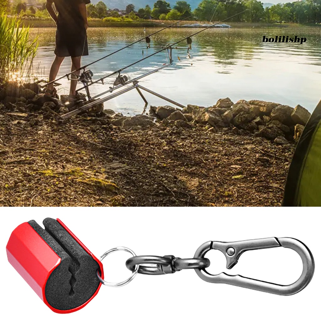 Bo-fishing Rod Clip Anti Gores Stabilitas Tinggi Lapisan Lembut Kekuatan Aus Klip Gantung Pancing Kuat Dan Kokoh Fly Fishing Quick Rod Holder Untuk Outdoor