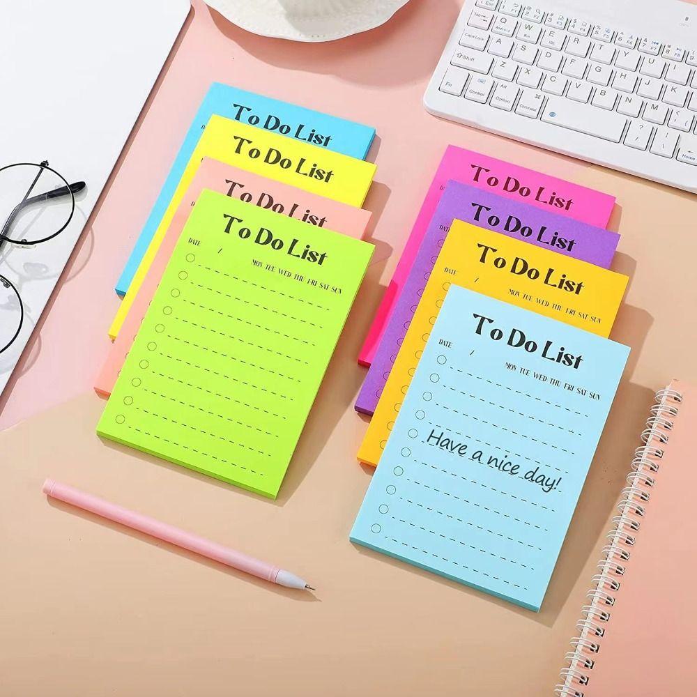 Mxbeauty To Do List Sticky Pad Disiplin Diri Kreatif Mingguan Daily Planner Siswa Alat Tulis Sekolah Kantor Perlengkapan Jadwal Planner Jadwal Notepad