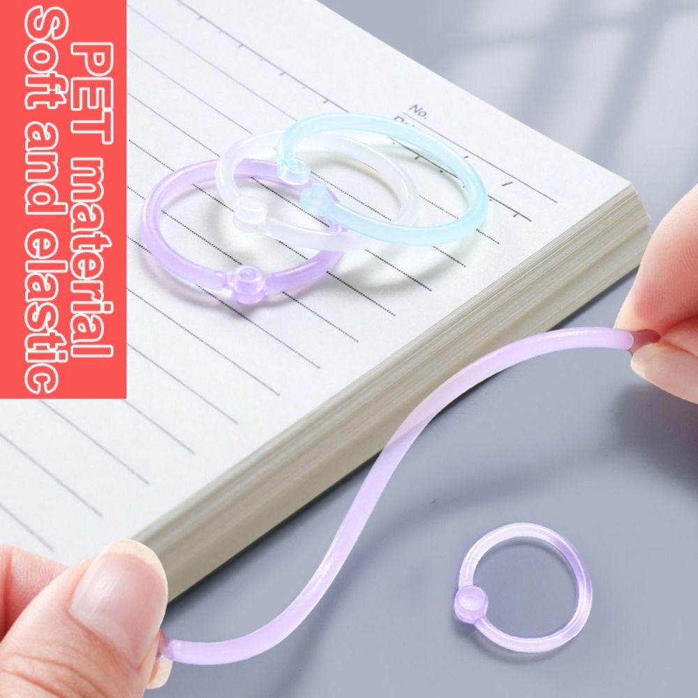 TOP 32pcs Ring Binder School&amp;Perlengkapan Pengikat Kantor Bukaan 15 /20 /25mm Cincin Lepas Multi Fungsi