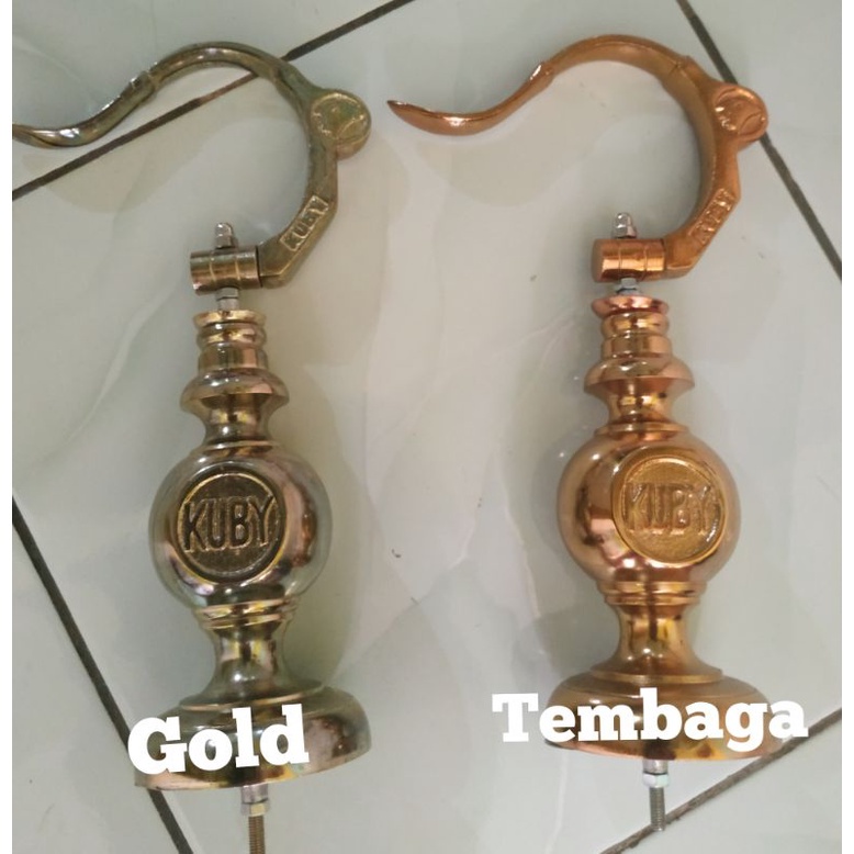 JUAL GANTUNGAN LIPAT REPLIKA KUBY ALUMINIUM GOLD LENGKAP PION PREMIUM UNTUK SANGKAR KANDANG BESI
