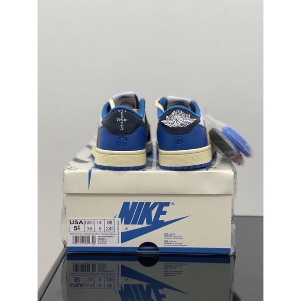 Sepatu Nike Air Jordan 1 Low Fragment X Traviz Scoot BNIB