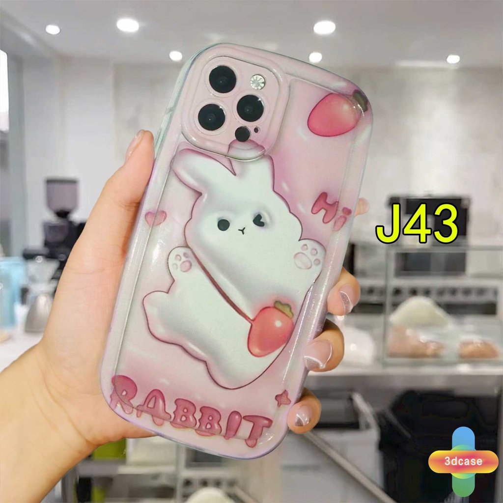 Compatible For Case IPhone XR 11 12 13 14 PRO MAX 6 7 6S 8 14 Plus X XS MAX 11 12 13 Se 2020 6SPlus 7Plus 6Plus 8Plus 14Plus XSMAX Cartoon Rabbit Silicone Soap Case