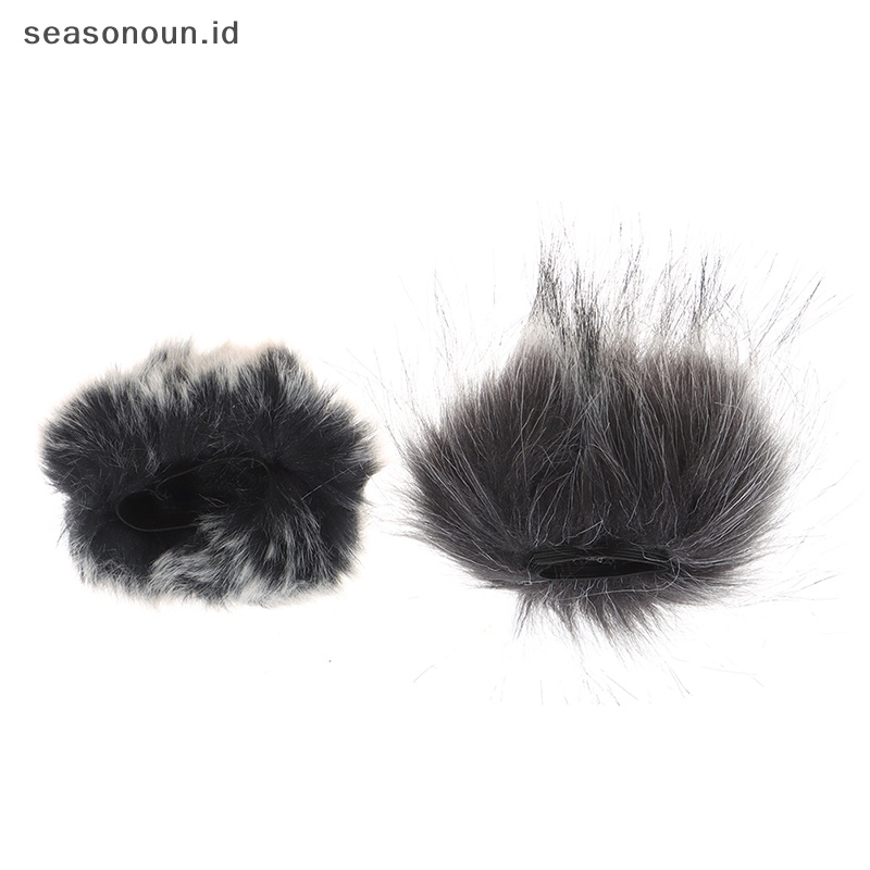 Seasonoun Furry Windscreen Muff Cover Busa Mikrofon Penutup Tahan Angin Untuk Zoom H1 H1N.