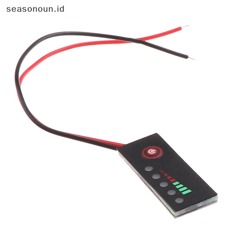 Seasonoun 12V 1 /2X3 /4,5,6 /7S 18650 Lipo Indicator Tester LCD Display Meter.