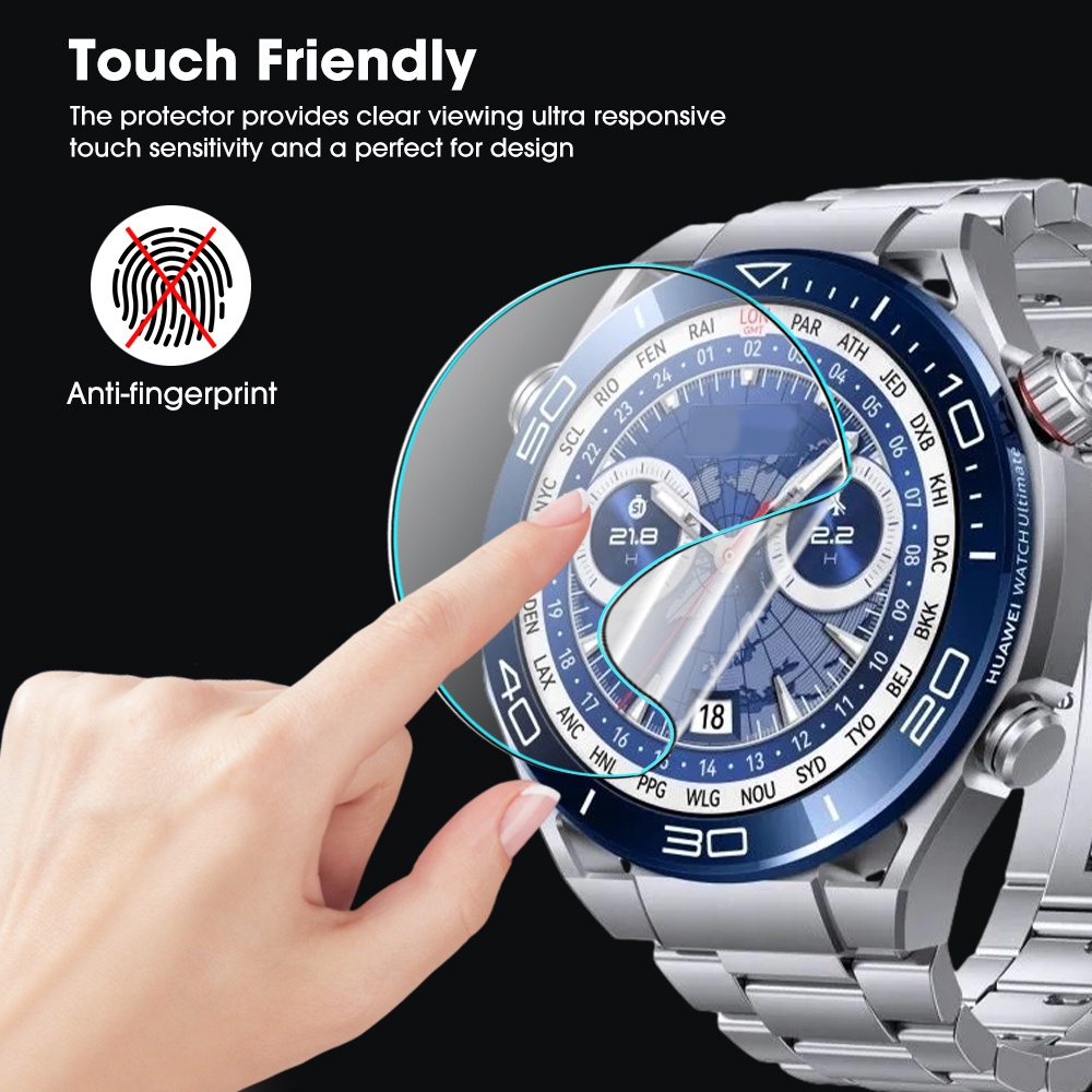 Hd Hydrogel Film for HUAWEI Watch Ultimate/Full Coverage Pelindung Layar Untuk Jam Tangan Huami Aksesoris Anti Gores