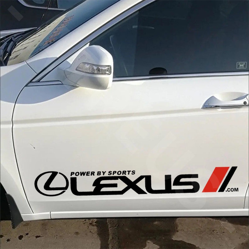 Stiker Mobil Lexus Auto Door Side Body Decor Decals Anti Gores Cover Lecet Untuk Lexus rx 570 RX300 LX570 CT200H NX250 RX350 LX470 IS NX ES Aksesoris Dekorasi Mobil